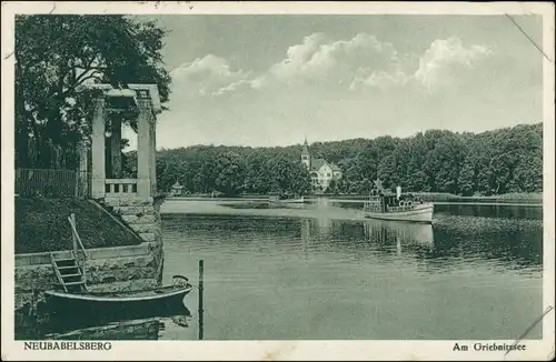 Babelsberg-Potsdam  Neubabelsberg, kleines Fahrgastschiff 1936