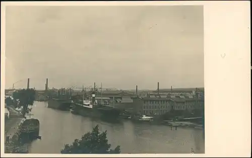 Elbing Elbląg Speicher, Dampfer, Fabriken Privatfoto 1928 Privatfoto