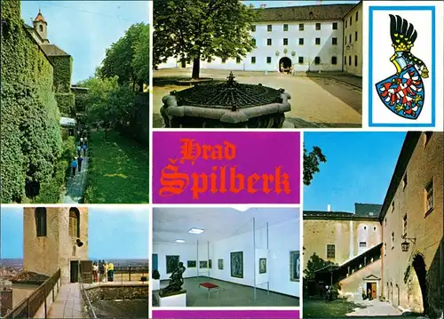 Postcard Brünn Brno Státní hrad Špilberk 1985