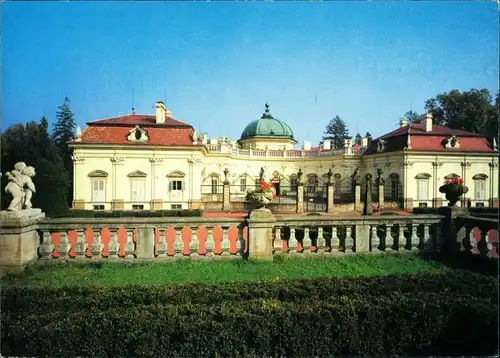 Postcard Buchlowitz Buchlovice Zámek/Schloss 1985