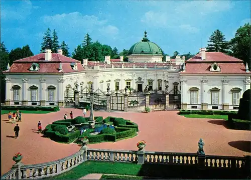 Postcard Buchlowitz Buchlovice Zámek/Schloss 1980