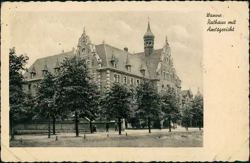 Foto Wanne-Eickel-Herne Partie am Amtsgericht 1934 Privatfoto