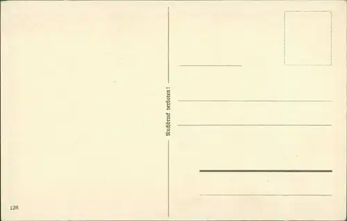 Ansichtskarte  Soldat knutschend vom Schirm verdeckt 1940