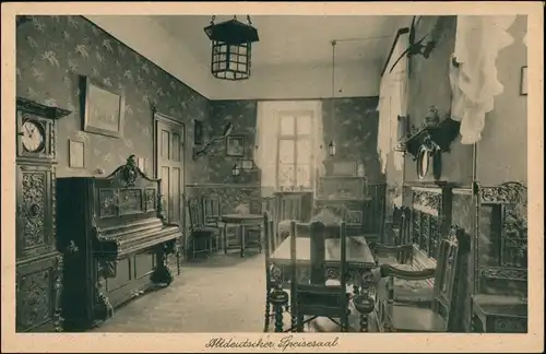 Ansichtskarte Alf (Mosel) Kloster Marienburg - Altdeutscher Speisesaal 1926