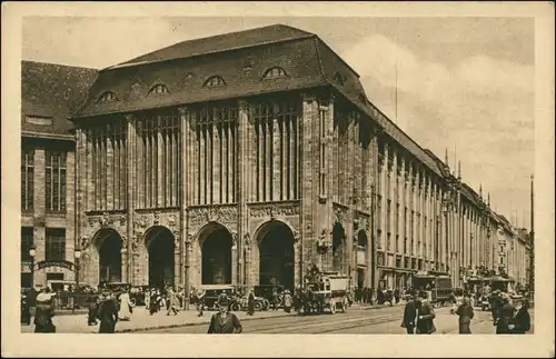 Ansichtskarte Mitte-Berlin Wertheim Leipziger Straße 1920