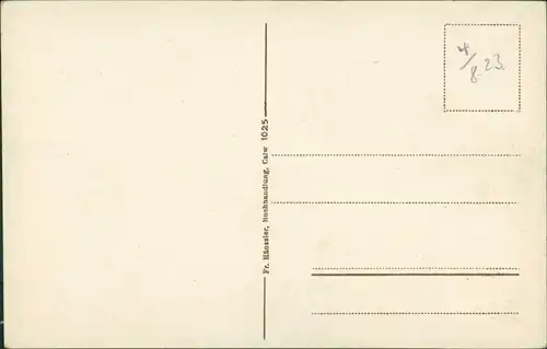 Ansichtskarte Calw Partie an der Hermannstrasse 1918