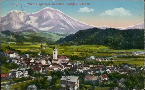 Ansichtskarte Windischgarsten Stadtpartie 1922