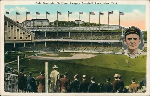 Postcard Manhattan-New York City New York Giants Polo Grounds 1925