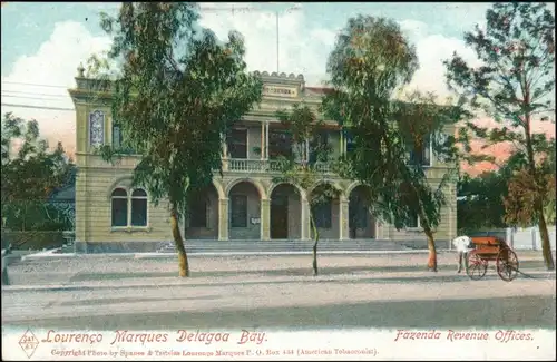 Maputo (Lourenço Marques) Fazenda Revenue Offices Delagoa Bay Mozambique 1911