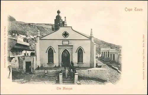 Postcard Kapstadt Kaapstad The Mosque - Die Moschee 1908