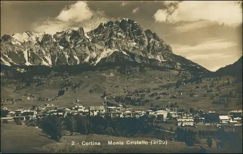 Cartoline Cortina d´Ampezzo Partie an der Stadt 1926