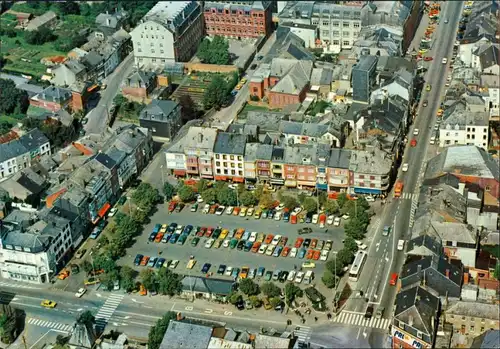 Postkaart Bastogne Aerial View Vue aerienne Place Mac Auliffe 1979