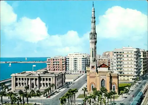 Alexandrien الإسكندرية‎, al-Iskandariyya Kait Ibrahim  Building/Moschee 1965