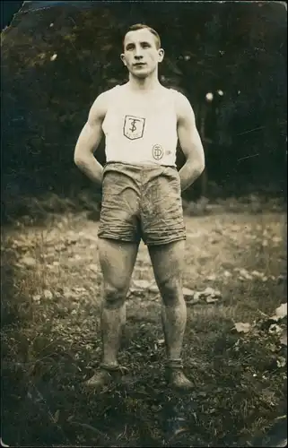 Foto  Sportler: Turnen Verein T.S. 1909 1913 Privatfoto