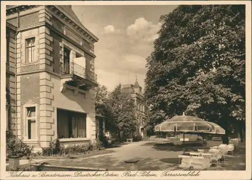 Bad Polzin Połczyn Zdrój Sanatorium der Deutsche Osten Terrassenblick 1928