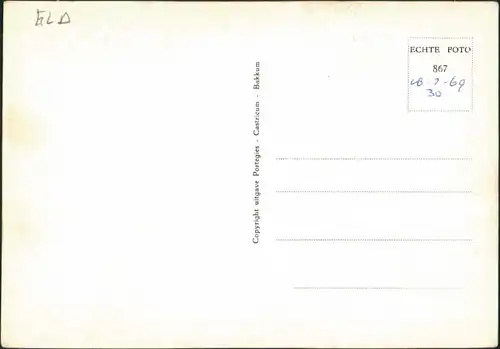 Postkaart Castricum Brink - Straßenpartie 1963