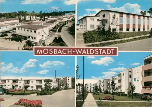 Ansichtskarte Mosbach (Baden) 4 Bild: Siedlung 1965