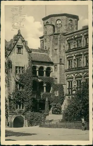Ansichtskarte Heidelberg Heidelberger Schloss 1938