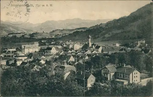 Ansichtskarte Immenstadt (Allgäu) Stadtpartie 1912