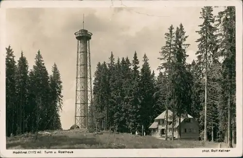 Titisee-Neustadt Hochfirst Aussichtsturm und Fürstenberg Gasthaus 1937