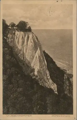 Ansichtskarte Stubbenkammer-Sassnitz Stubbenkammer Hotel Pension 1913