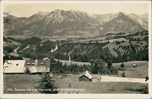 Ansichtskarte Oberstdorf (Allgäu) Sesselalm 1935