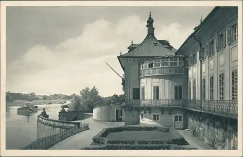 Ansichtskarte Pillnitz Schloss Pillnitz - Elbseite 1930