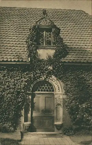 Ansichtskarte Meißen Siebeneichen Försterhaus - Portal 1924