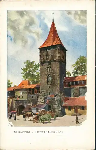 Nürnberg Tiergärtner-Tor, Sonder-AK Bayer. Jubiläums Landesausstellung 1906
