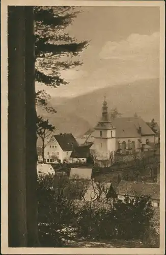 Bad Gottleuba-Bad Gottleuba-Berggießhübel Blick auf die Stadt 1930