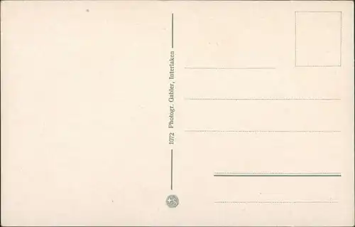 Ansichtskarte Interlaken Berneroberland - Alm Künstlerkarte 1911