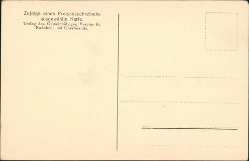 Ansichtskarte Oberlößnitz-Radebeul Teilansicht 1922