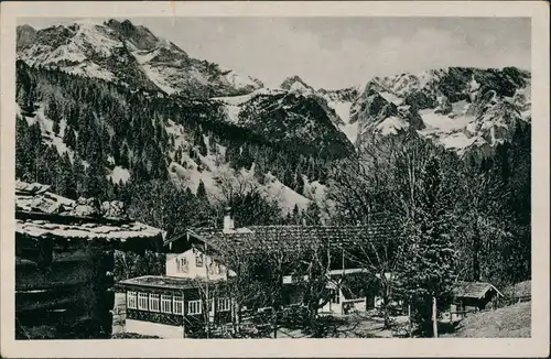 Ansichtskarte Vordergraseck Berg-Gasthof und Pension Forsthaus Graseck 1944