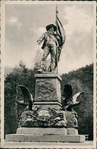 Ansichtskarte Innsbruck Andreas Hofer Denkmal am Berg Isel 1943