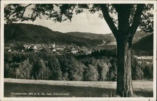 Hinterzarten Panorama-Ansicht Vogelschau-Perspektive des Ortes 1935