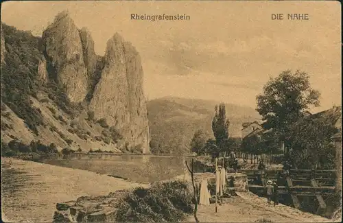 Bad Münster am Stein-Ebernburg Rheingrafenstein, Nahe-Partie 1919