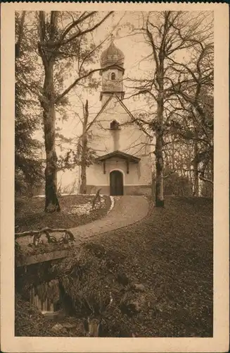 Ansichtskarte Linderhof-Ettal Schloss Linderhof, Schloss Kapelle, castle 1930