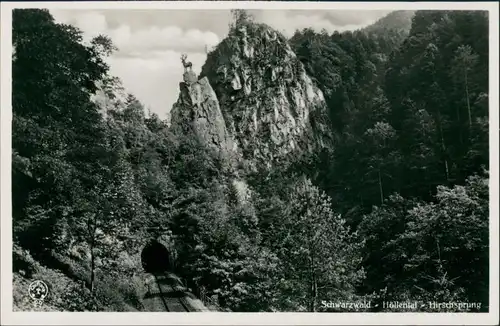 Hirschsprung-Breitnau Höllental Schwarzwald Hirschsprung, Felsen-Formation 1940