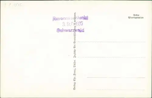 Hirschsprung-Breitnau Höllental Schwarzwald Hirschsprung, Felsen-Formation 1940