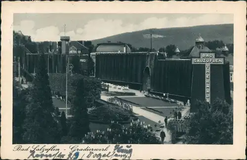 Ansichtskarte Bad Salzuflen Gradierwerk Park Parkanlage 1939