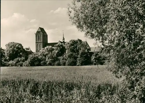 Ansichtskarte Güstrow Blick zum Dom 1977