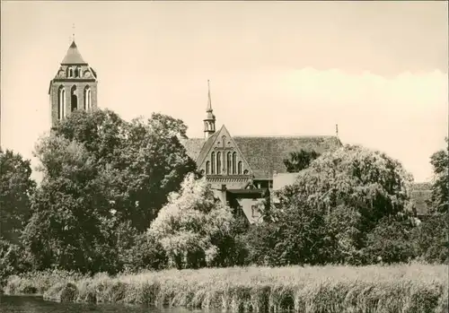 Ansichtskarte Güstrow Dom - Südseite 1978