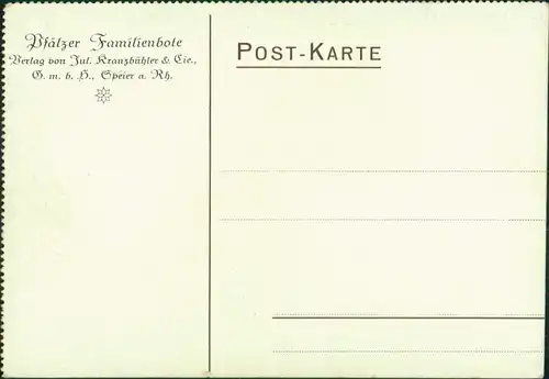 Ansichtskarte Speyer Kaiserdom mit Hauptstraße 1928