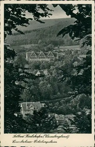 Ansichtskarte Bad Karlshafen Eisenbahner-Erholungsheim 1927