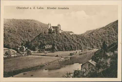 Ansichtskarte Obernhof (Lahn) Kloster Arnstein 1938