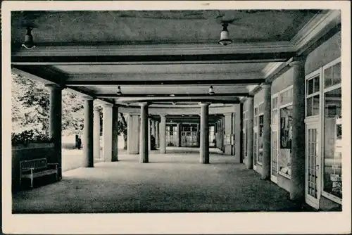 Ansichtskarte Bad Liebenstein Wandelhalle 1952