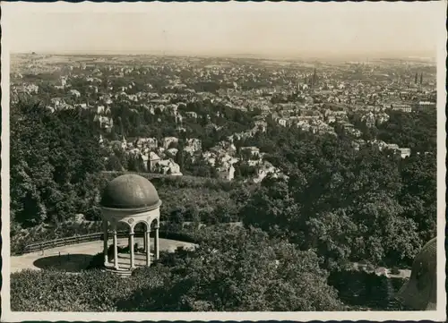 Ansichtskarte Wiesbaden Panorama-Ansicht, Neroberg Tempel 1932