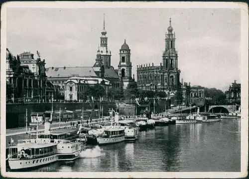 Ansichtskarte Dresden Stadt, Elbdampfer 1930