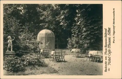 Hetzendorf-Wien Hotel Cafe Meierei Schönbrunnerallee 66 1928 Privatfoto