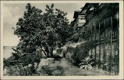 Ansichtskarte Loschwitz-Dresden Haus Böhme, Körnerstraße 26 1935